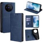 For vivo X200s 5G Cow Texture Magnetic Leather Phone Case(Blue)