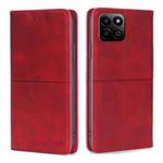 For Honor Play 60 Plus Cow Texture Magnetic Leather Phone Case(Red)