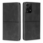 For Honor 200 Lite 5G Global Cow Texture Magnetic Leather Phone Case(Black)