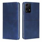 For Honor 200 Lite 5G Global Cow Texture Magnetic Leather Phone Case(Blue)