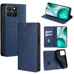 For Honor X8c 4G Cow Texture Magnetic Leather Phone Case(Blue)