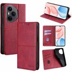 For Honor 400 Pro Global 160.8mm Cow Texture Magnetic Leather Phone Case(Red)
