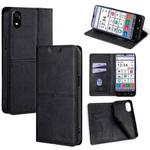 For ZTE Kantan Sumaho 4 A402ZT Cow Texture Magnetic Leather Phone Case(Black)