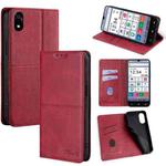 For ZTE Kantan Sumaho 4 A402ZT Cow Texture Magnetic Leather Phone Case(Red)