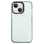 For iPhone 14 Plus 2 in 1 Frosted TPU Phone Case(Transparent Black)