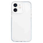 For iPhone 12 mini 2 in 1 Frosted TPU Phone Case(Transparent)