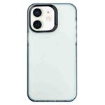 For iPhone 11 2 in 1 Frosted TPU Phone Case(Transparent Black)