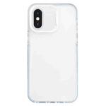 For iPhone XS Max 2 in 1 Frosted TPU Phone Case(Transparent)