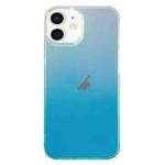 For iPhone 12 Double Sided IMD Laser Gradient PC Phone Case(Blue)