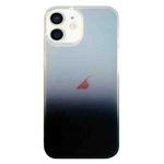 For iPhone 11 Double Sided IMD Laser Gradient PC Phone Case(Black)