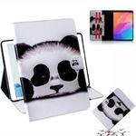 For Huawei MatePad T8 Colored Drawing Pattern Horizontal Flip PU Leather Case with Holder & Card Slots & Wallet(Panda)