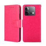 For vivo iQOO Neo 8 / 8 Pro 5G Crystal Texture Leather Phone Case(Rose Red)