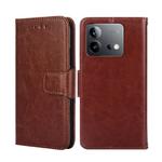 For vivo iQOO Neo 8 / 8 Pro 5G Crystal Texture Leather Phone Case(Brown)