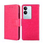For vivo S17 5G / S17 Pro 5G Crystal Texture Leather Phone Case(Rose Red)