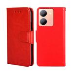 For vivo Y78 5G Crystal Texture Leather Phone Case(Red)