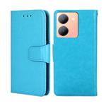 For vivo Y78 5G Crystal Texture Leather Phone Case(Sky Blue)