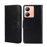 For vivo Y78 5G Crystal Texture Leather Phone Case(Black)
