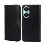 For Huawei Enjoy 60 Pro / nova 11i Crystal Texture Leather Phone Case(Black)