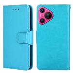 For Huawei Pura 70 5G Crystal Texture Leather Phone Case(Sky Blue)