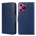 For Huawei Pura 70 5G Crystal Texture Leather Phone Case(Royal Blue)