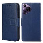 For Huawei Pura 70 Pro / 70 Pro+ 5G Crystal Texture Leather Phone Case(Royal Blue)