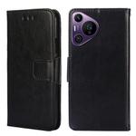 For Huawei Pura 70 Pro / 70 Pro+ 5G Crystal Texture Leather Phone Case(Black)