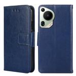 For Huawei Pura 70 Ultra 5G Crystal Texture Leather Phone Case(Royal Blue)