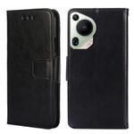 For Huawei Pura 70 Ultra 5G Crystal Texture Leather Phone Case(Black)
