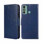 For ZTE Blade A53 4G Crystal Texture Leather Phone Case(Royal Blue)