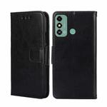 For ZTE Blade A53 4G Crystal Texture Leather Phone Case(Black)