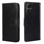 For ZTE Anshin Family Crystal Texture Leather Phone Case(Black)