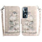 For Realme C65 4G 3D Colored Horizontal Flip Leather Phone Case(Squirrels)