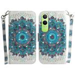 For OPPO K12x 3D Colored Horizontal Flip Leather Phone Case(Peacock Wreath)