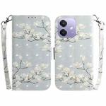 For OPPO A5x 5G / A3 4G / 5G / A3x 4G / 5G 3D Colored Horizontal Flip Leather Phone Case(Magnolia)
