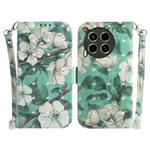 For Tecno Camon 30 5G /  30 4G CL6 CL7 3D Colored Horizontal Flip Leather Phone Case(Watercolor Flower)