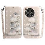 For Tecno Camon 30 5G /  30 4G CL6 CL7 3D Colored Horizontal Flip Leather Phone Case(Squirrels)