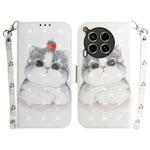For Tecno Camon 30 5G /  30 4G CL6 CL7 3D Colored Horizontal Flip Leather Phone Case(Cute Cat)