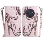 For Tecno Spark 30C 3D Colored Horizontal Flip Leather Phone Case(Butterfly High-heeled)