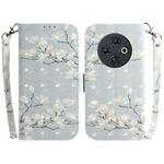 For Tecno Spark 30C 3D Colored Horizontal Flip Leather Phone Case(Magnolia)
