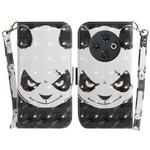 For Tecno Spark 30C 3D Colored Horizontal Flip Leather Phone Case(Angry Bear)