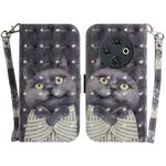 For Tecno Spark 30C 3D Colored Horizontal Flip Leather Phone Case(Hug Cat)