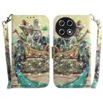 For Tecno Camon 30S / Camon 30S Pro 3D Colored Horizontal Flip Leather Phone Case(Zoo)