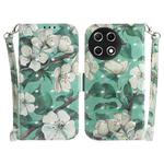 For Tecno Camon 30S / Camon 30S Pro 3D Colored Horizontal Flip Leather Phone Case(Watercolor Flower)
