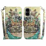 For Tecno Pop 10 / Spark Go 2 4G 3D Colored Horizontal Flip Leather Phone Case(Zoo)
