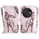 For Tecno Pop 9 5G / Spark 30C 5G 3D Colored Horizontal Flip Leather Phone Case(Butterfly High-heeled)