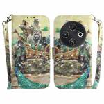 For Tecno Pop 9 5G / Spark 30C 5G 3D Colored Horizontal Flip Leather Phone Case(Zoo)