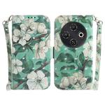 For Tecno Pop 9 5G / Spark 30C 5G 3D Colored Horizontal Flip Leather Phone Case(Watercolor Flower)