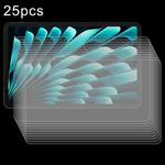 For Doogee T40 Pro 12 inch 25pcs 9H 0.3mm Explosion-proof Tempered Glass Film