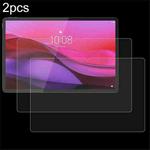 For Lenovo Yoga Tab Plus 12.7 2pcs 9H 0.3mm Explosion-proof Tempered Glass Film