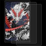 For Lenovo Legion Y700 2025 2pcs 9H 0.3mm Explosion-proof Tempered Glass Film